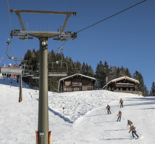 Die Bifang Alm - direkt an der Skipiste gelegen 